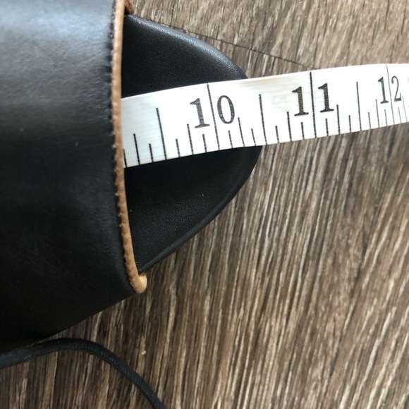 Fortress of Inca Open Toe Heels Black Size 9.5-10 - Picture 9 of 10